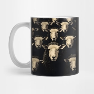 Black Sheep Pattern | Quirky and Unique Design Mug